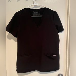 Women’s Figs Casma 3-pocket scrub top - S/Black